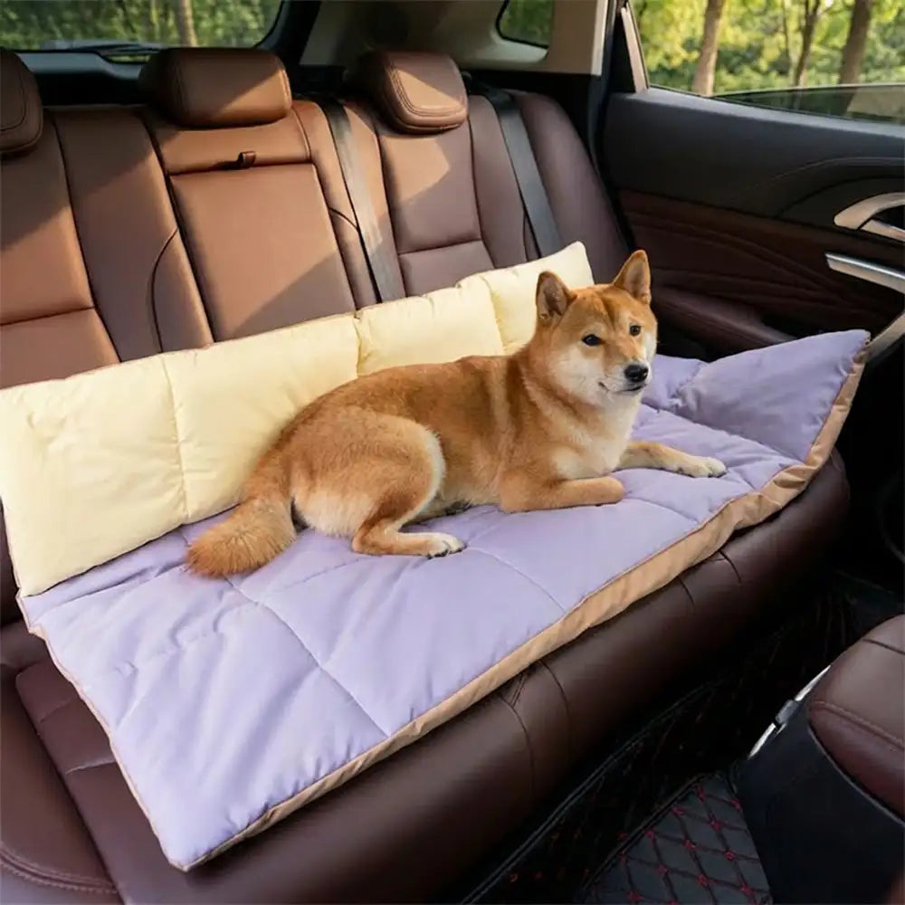 Portable Foldable Double-Sided Water-Repellent Dog Mat for Outdoor Travel & Camping